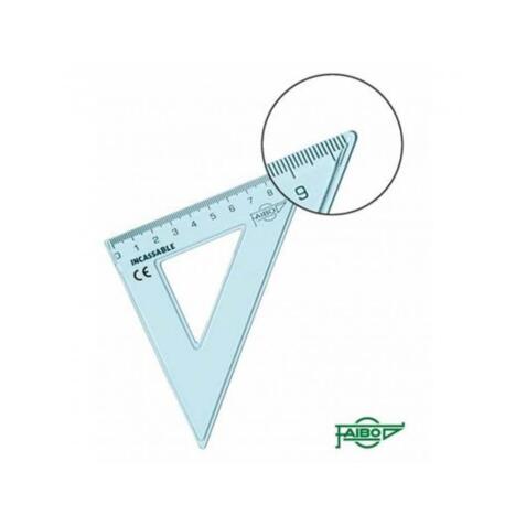 Equerre incassable faibo 45 hypotenuse 16 cm