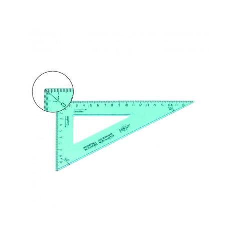 Equerre incassable faibo double graduation 60  21 cm