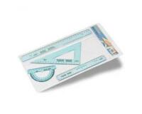 Set de traçage faibo  4 pi ces 1 regle 30 cm 1 regle  20 cm 1 equerre 1 rapporteur