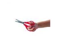 Ciseau scolaire faibo droitier anneaux asymetriques bouts ronds 13.5cm