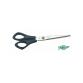 Ciseau bureau faibo acier inoxydable anneaux plastique  bouts pointus tous usages     17cm