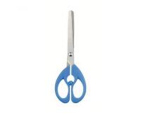 Ciseau bureau faibo acier inoxydable anneaux plastique  bouts ronds tous usages 17cm