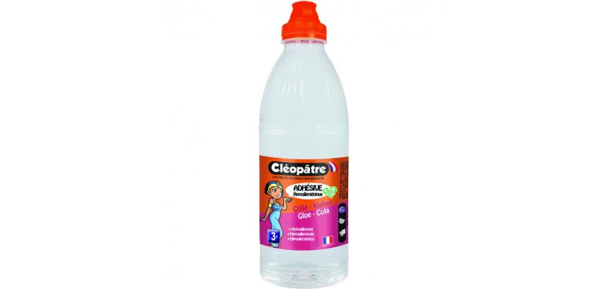 Colle transparente cleopatre hypoallerg nique a+ lavable a 30  recharge de 500g