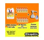 Colle vinylique cleopatre vinyl ecole rapide multi      materiaux sans                solvantclasspack 24 flacons