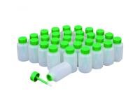 Flacon pinceaux o color vide contenance 80ml lot de 15     unites