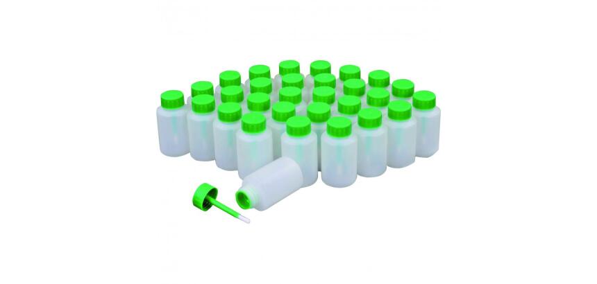 Flacon pinceaux o color vide contenance 80ml lot de 15     unites