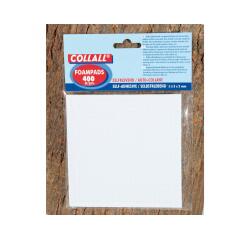 Pastille adhesive innspiro mousse double face effet 3d   objets legers 50x50x2mm etui  de 400 unites