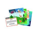 Bon point cleopatre images animaux dessines 9x6cm lot de 120 unites