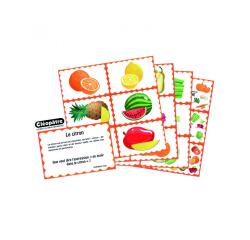 Bon point cleopatre images aliiments fruits legumes      9x6cm lot de 120 unites