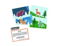 Bon point cleopatre images animaux dessines 9x14cm lot   de 48 unités