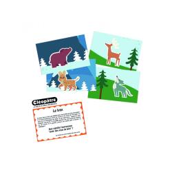 Bon point cleopatre images animaux dessines 9x14cm lot   de 48 unités