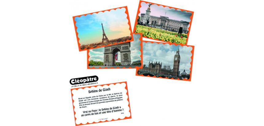 Bon point cleopatre photos paysages et monuments 9x14cm  lot de 48 unités