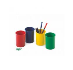 Pot a crayon faibo polystyrene resistant         7.8x10cm coloris jaune opaque