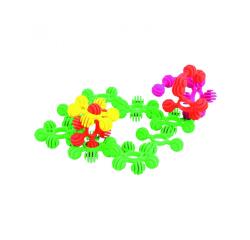 Fleurs a assembler vinco educational plastique souple  et silencieux diametre 4 cm   190 pieces