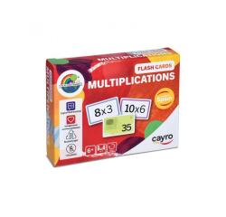 Jeux mathematiques cayro multiplications carte a jouer 110 cartes et instructions 2  joueurs