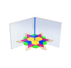 Atelier de symetrie vinco educational miroir incassable pour double symetrie 1 unite