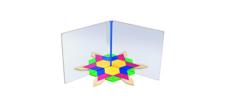 Atelier de symetrie vinco educational miroir incassable pour double symetrie 1 unite