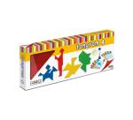 4 tangrams bois cayro casse tete forme puzzle geometrique de 1 a 4 joueurs