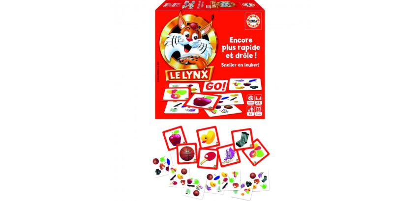 Jeu d observation educa le lynx go 70 cartes avec 6      images au recto et 1 au verso