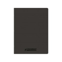 Cahier conquerant poplypropylene indechirable   et lavable papier velin extra 24x32 cm 96 pages seyes