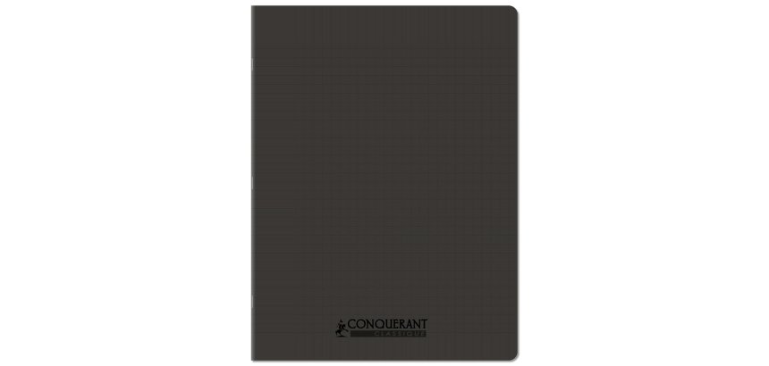 Cahier conquerant poplypropylene indechirable   et lavable papier velin extra 24x32 cm 96 pages seyes