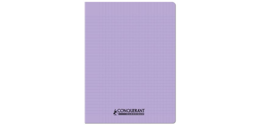 Cahier 240 x 320 mm, Seyès, lilas
