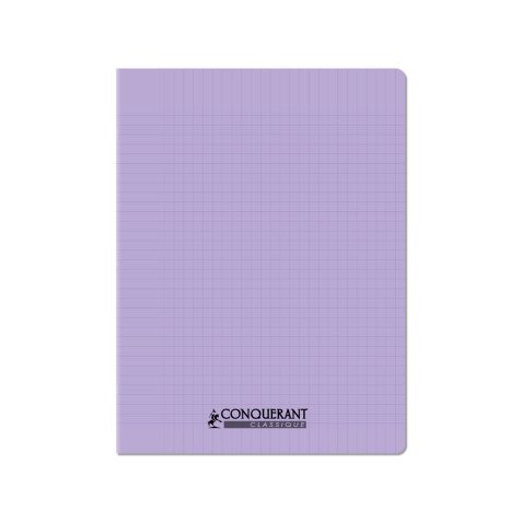 Cahier conquerant poplypropylene indechirable   et lavable papier velin extra 24x32 cm 96 pages seyes