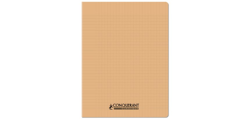 Cahier 240 x 320 mm, Seyès, abricot