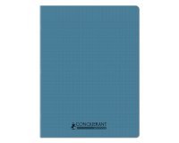 Cahier conquerant poplypropylene indechirable   et lavable recycle 24x32 cm   96 pages seyes piqure 90g