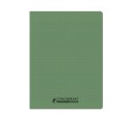 Cahier conquerant poplypropylene indechirable   et lavable recycle 24x32 cm   96 pages seyes piqure 90g