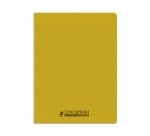 Cahier conquerant poplypropylene indechirable   et lavable recycle 24x32 cm   96 pages seyes piqure 90g