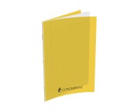 Cahier conquerant poplypropylene indechirable   et lavable papier velin extra 24x32 cm 192 pages seyes