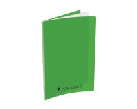 Cahier conquerant poplypropylene indechirable   et lavable papier velin extra 24x32 cm 192 pages seyes