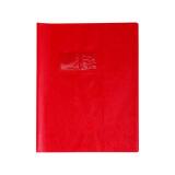 Protège-cahiers grain cuir PVC 22/100ème 17x22 cm