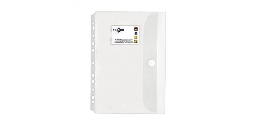 Pochette wonday perforee a scratch porte-cartes de       visite 31,2x23,1cm lot 10     unites