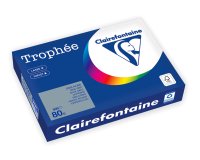 Ramette clairefontaine papier couleur a4 80g 500 feuilles   coloris gris acier