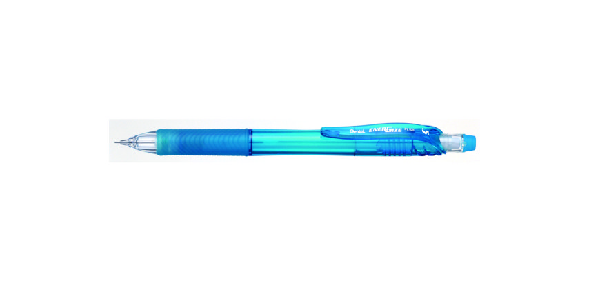 Porte-mines pentel energize-x canon fixe mine 0,5mm grip    caoutchouc gomme avec         capuchon corps coloris bleu