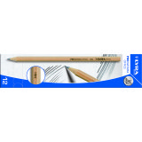 Crayons graphite pro natura hb lyra forme hexagonal bois  naturel etui de 12 unites
