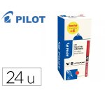 Pack roller pilot v5 pointe aiguille 0.5 mm avec          regulateur d encre 16 + 4     offerts coloris rouge