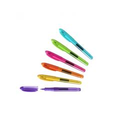 Stylo roller wonday rechargeable coloris assortis + 1 cartouche d'encre bleue