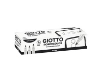 Feutre robercolor pointe fine giotto pour tableau blanc     odeur neutre ecriture 1mm     coloris noir