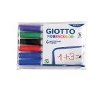 Pochette feutre robercolor pointe moyenne giotto pour    tableau blanc odeur neutre    ecriture 2mm 6 unites coloris