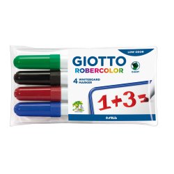 Pochette robercolor biseau giotto odeur neutre ecriture  4 a 6mm biseaute 4 unites     coloris assortis