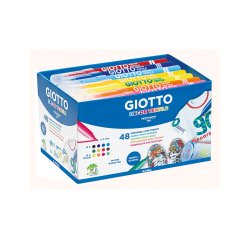 Classpack feutres decor textil giotto couleurs        permanentes et lavables       fixation au fer chaud 48