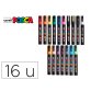 Marqueur à pigment PC-7M, étui de 16