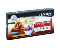 Pastels tendres lyra secs soft forme carree 10mm 6 cm   12 unites coloris assortis