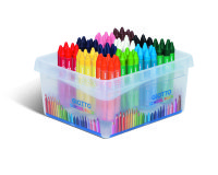 Classpack crayons a la cire cera maxi giotto forme ronde  11mm 10cm 96 unites coloris   assortis