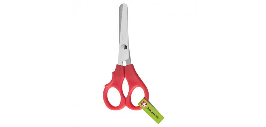 Ciseaux wonday enzo 12cm gaucher lames acier inox      bouts ronds anneaux           symetriques