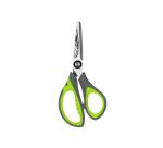 Ciseaux wonday tribal 13cm lames acier inox bouts ronds  anneaux asymetriques