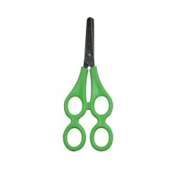 Ciseaux wonday pedago 13cm lames acier inox bouts ronds  4 anneaux symetriques